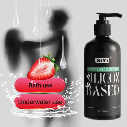 120ml/300ml Silicone Based Lubricant for Sex Toy, Long-Lasting Stringy Anal Lube Suitable for Bathroom and Underwater Use