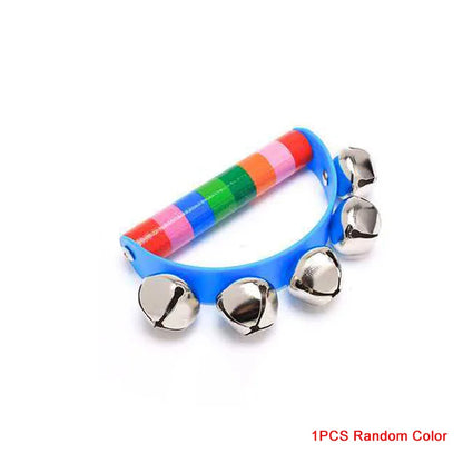 Wooden Music Instruments for Kids Rhythm Maracas Castanet Flute Jingle Bells Harmonica Trumpet Fiesta Carnival Party Favors