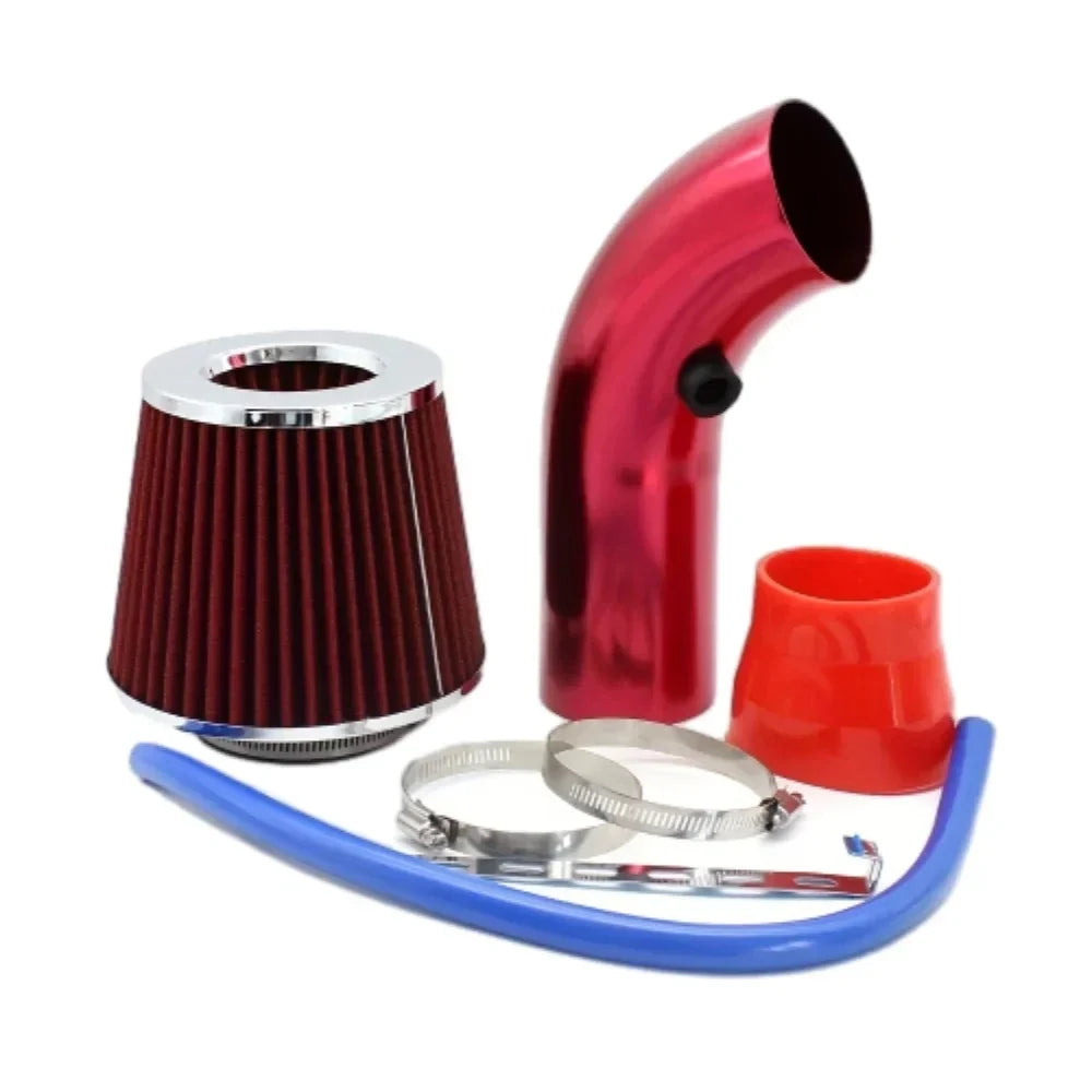 Universal Car Cool Air Intake Kit 76mm Car Refitted Winter Mushroom Head Air Filter Aluminium Automotive Filter Car Accessories