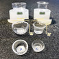 Miniature Food Play Mini Vintage Plate Fruit Plate Dinner Plate Doll House Mini Baking Baking Pan Organizer Jar Silicone Mold