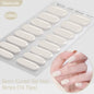 Gradient Auroras Semi Cured Gel Nail Strips Sparkly Shinning DIY Gel Polish Stickers for Nails Works with UV/LED Nail Lamps