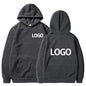 Men's and Women's Hooded Pullover, Customized Team Loose Casual Clothing, Fashionable and Personalized 100% Polyester,