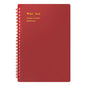 A5 Vintage Spiral Notebook, 80 Sheets/160 Pages Memo Journal Diary Notebook Spiral Design for Students Office Business