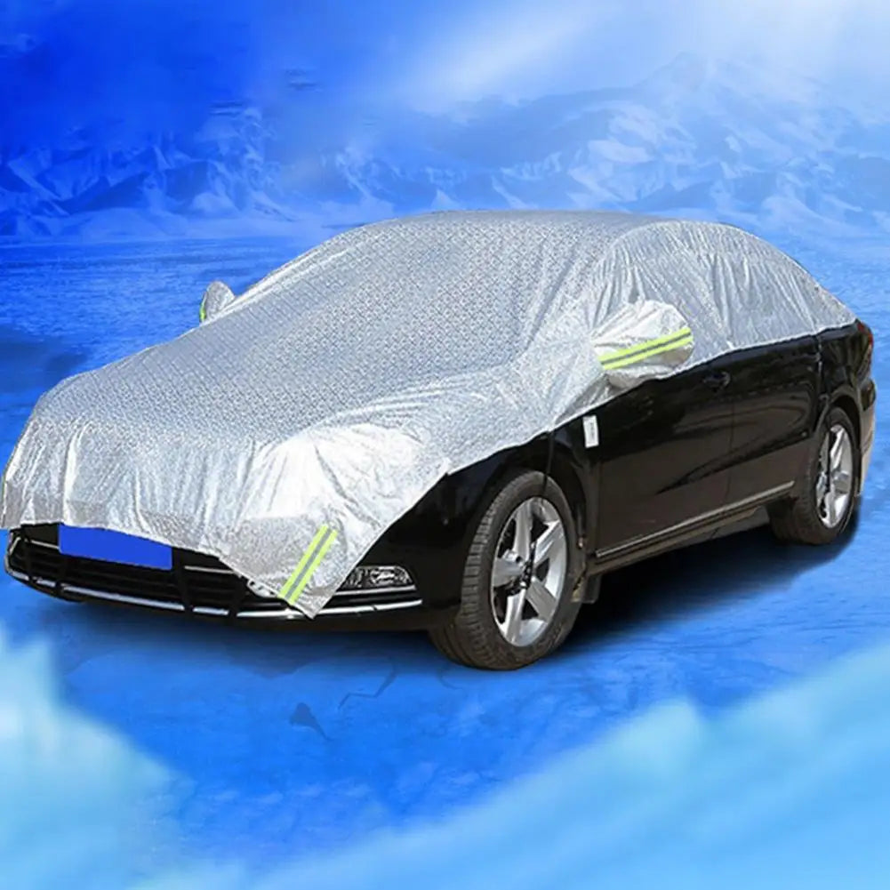 Car Accessories Sunshade Half Cover Car Coat Sunblock Rain Heat Cover Sunshade Half Car Dust