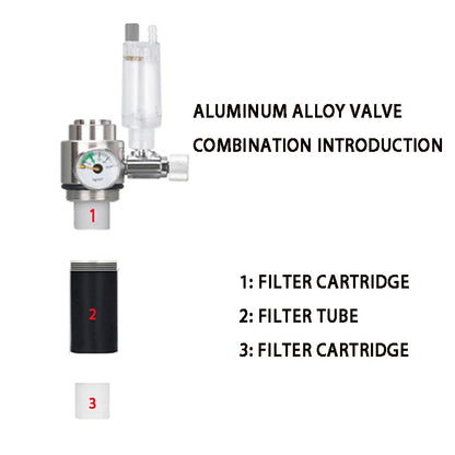 ZRDR Aquarium CO2 Generator Filter Cartridge Filter Tube CO2 Accessories Fish Tank CO2 Filter Cartridge