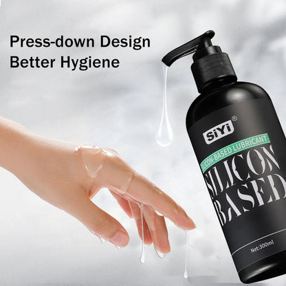 120ml/300ml Silicone Based Lubricant for Sex Toy, Long-Lasting Stringy Anal Lube Suitable for Bathroom and Underwater Use