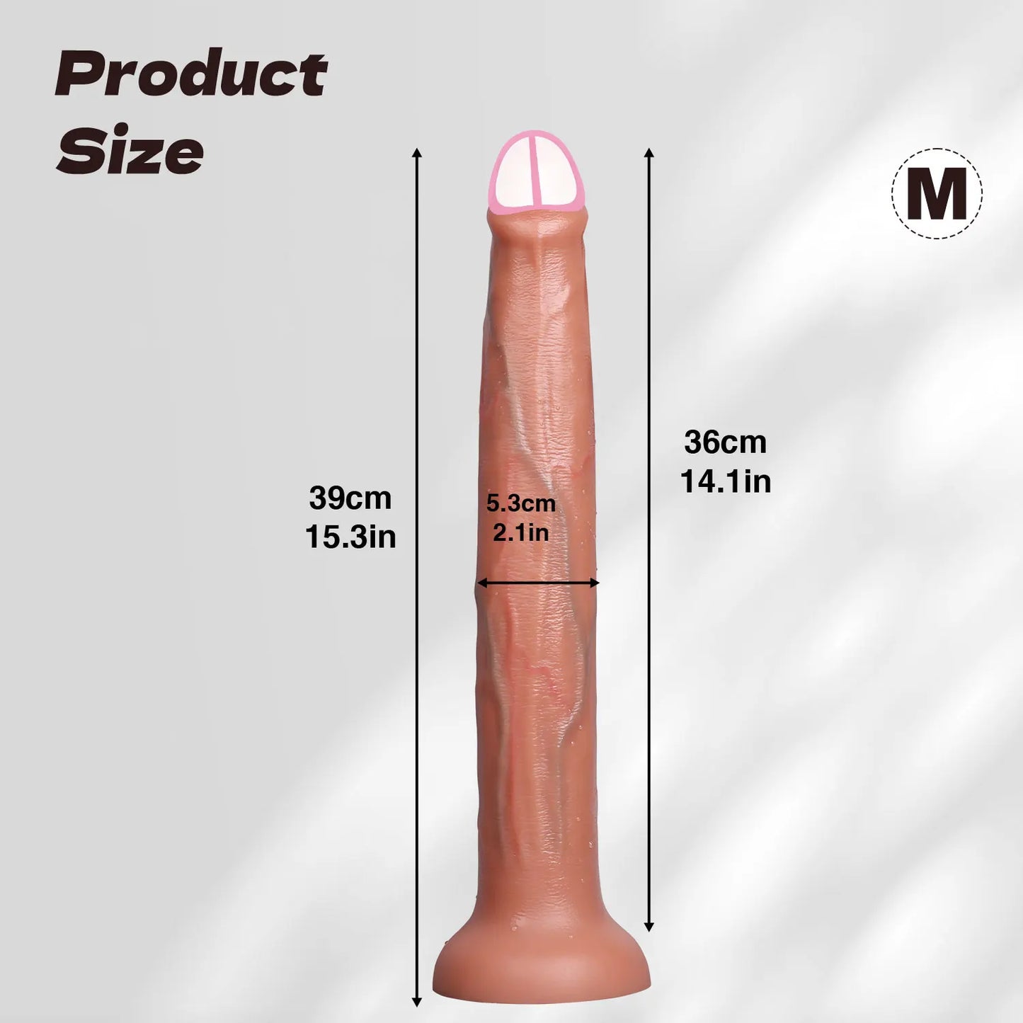 ealistic Long dildo Black Anal Plug with Suction Cup Long Penis Butt Plug Sex Toy for men Women Phallus Anal Dilator Stimulatio
