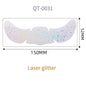 1pc Hot Stamping Freckles Makeup Sticker Metallic Radiation Golden Silver  Fake Freckles Temporary Tattoo Stickers Face Makeup