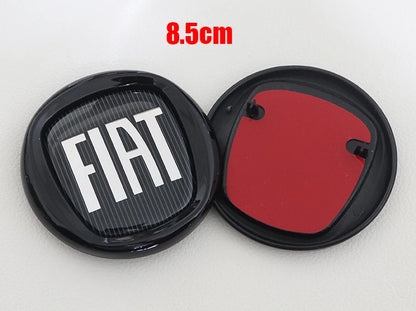 1pcs 3D 9.7cm 8.5cm 7.5cm ABS Car Front Logo Front Grill Rear Bumper Tail Door Trunk Emblem Sticker Styling Accessories For FIAT