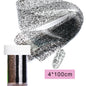 16Pc Holographic Nail Foil Set Starry Transfer 20*4cm Sticker Laser Flowers Leopard Mix Design Decal DIY Nail Art Decoration