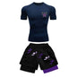 2025 Trendy Printed Compression Sports Suit Clothes Summer Men's Athletic Suit - Stylish Fitness Running Casual Two-Piece Set