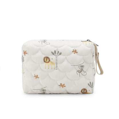 Baby Diaper Bag Waterproof Nappy Bag Reusable Wet/Dry Storage Handbag For Stroller Travel Mommy Pouch Rainbow Printed