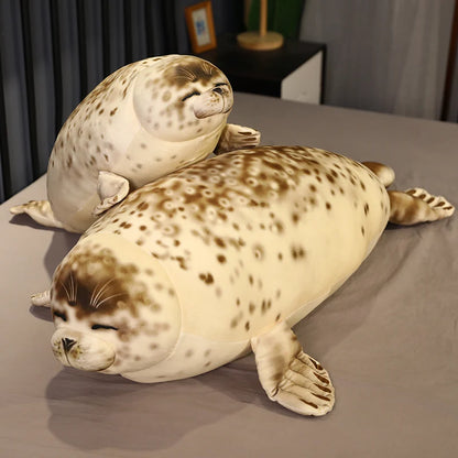Simulation Giant Sea Lion Plush Toys Sea World Animal Soft Stuffed 3D Seal Pillow Home Decor Sofa Cushion Nice Birthday Gift
