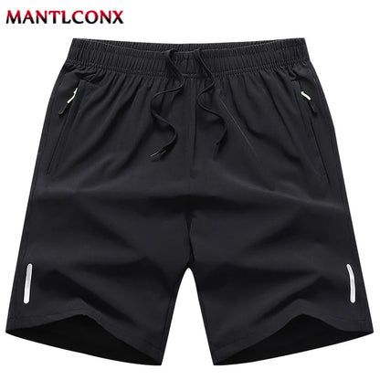 Men's Sports Shorts Elastic Workout Jogging Bottom Casual Gym Fitness Summer Short Pants Men Short Quick Dry Training Running XL