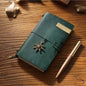 Fromthenon Leather TN Travel Notebook Handbook Diary First Layer Cowhide Diary Handbook Notes Handmade Loose-leaf Notebook