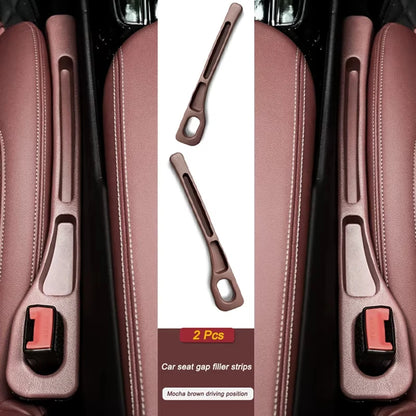 2Pcs Car Seat Gap Filler Side Seam Plug Strip Leak-proof Filling Strip For All Car Model Wallet Phone Holder Car Accessories