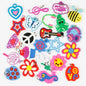 48pcs Pendants DIY Colorful Loom Rubber Band Bracelet Jewelry Making Beads Toy  Colorful Animal Flower Beads Random Style 2023