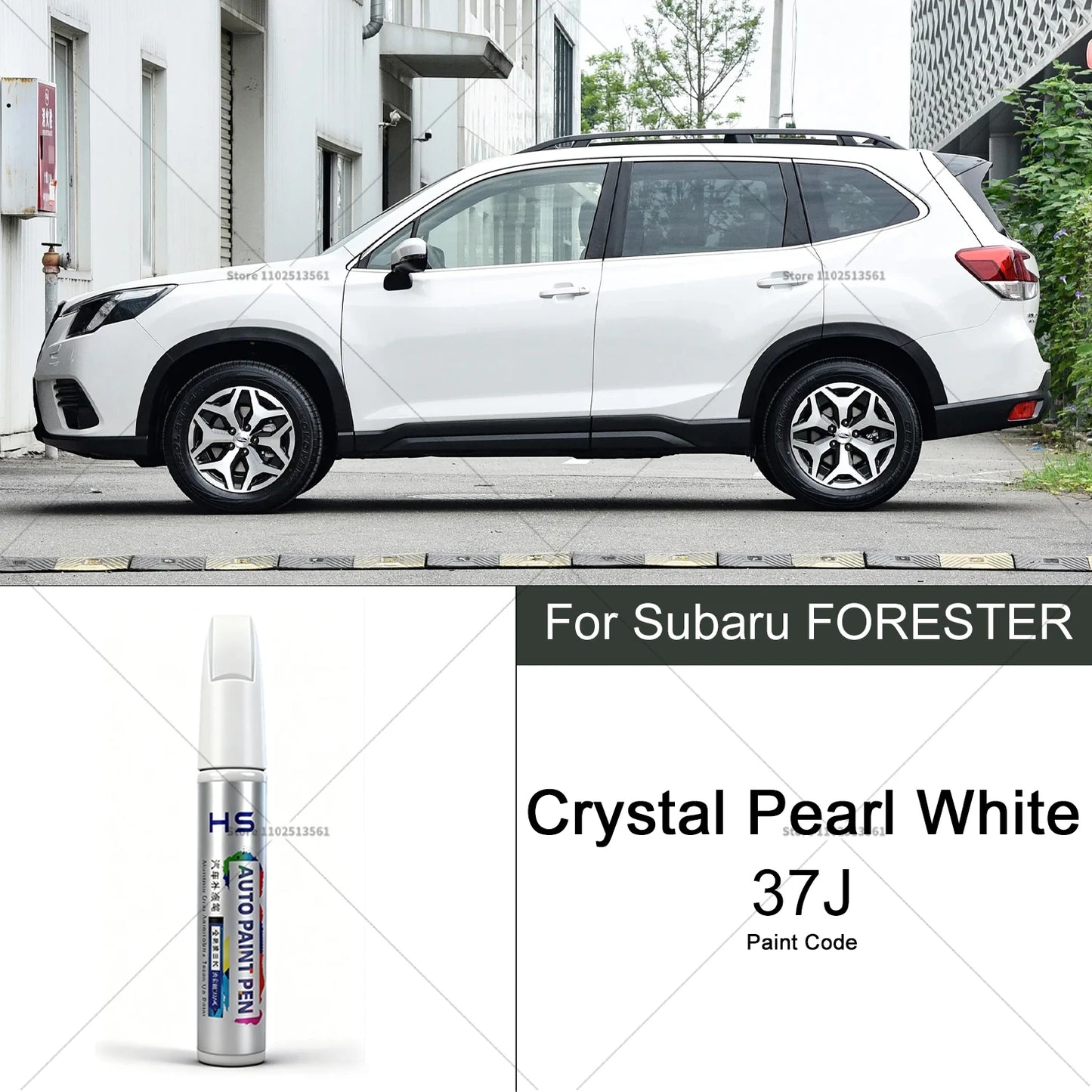 For Subaru Forester Car Paint Repair Pen Touch Up Scratch Remover DIY Auto Accessories Black White Blue Red Silver Bronze Green