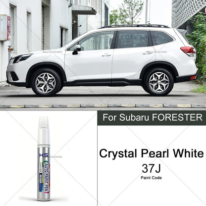 For Subaru Forester Car Paint Repair Pen Touch Up Scratch Remover DIY Auto Accessories Black White Blue Red Silver Bronze Green