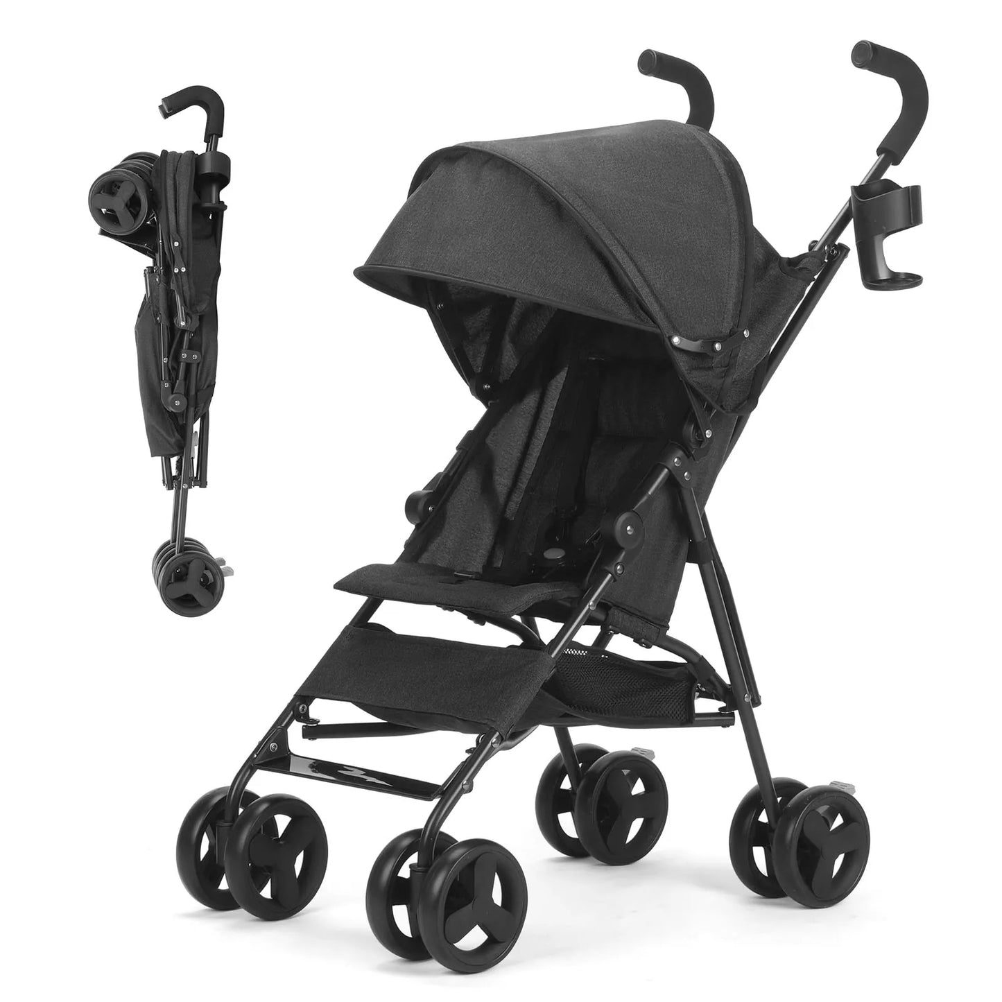 Wedyvko Baby Stroller Travel Stroller Lightweight, Portable Design Folding Children's Baby Stroller