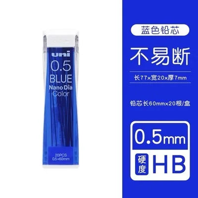 Uni Colorful Pencil Leads Refill 0.5mm HB Nano Dia 202NDC for Mechanical Pencil Japan