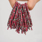 5pcs Fashion Colorful Acrylic Crystal Rhinestone Elastic Bracelet For Women Stretch Wristband Wedding Bracelets Daily Jewelry