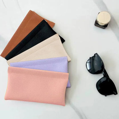 Self‑Closing Artificial Leather Long Wallet Passport Driver's License ID Holder Headphone Data Cable Storage Cash Pouch