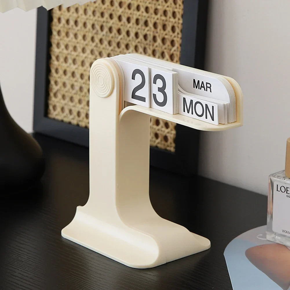 Creative Desktop Calendar Ins Design Eternal Flipping Calendar Simple Modern Calendar Living Room Decoration Office Stationery