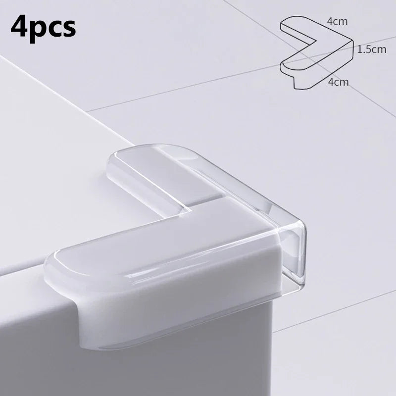 10PCS Transparent Anti Collision Angle PVC Pad Child Safety Corner Guard Baby Collision Proof Protector Christmas gift