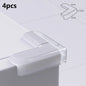 10PCS Transparent Anti Collision Angle PVC Pad Child Safety Corner Guard Baby Collision Proof Protector Christmas gift