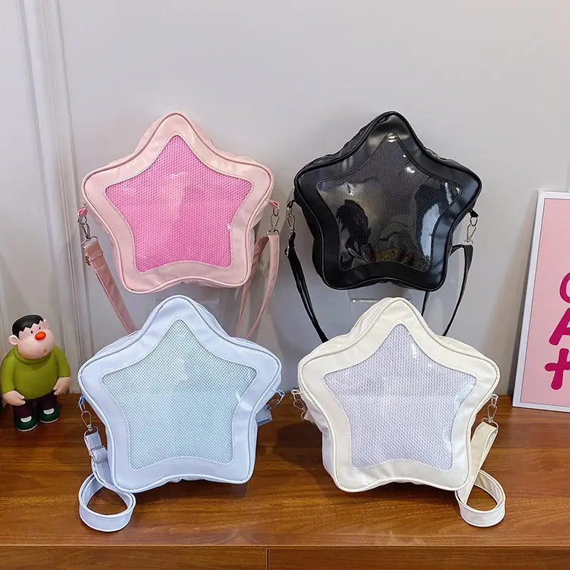 Cute Kawaii Ita Bag Original Anime Five Pointed Star Two-dimensional Crossbody Street Fashion Ulzzang Shoulder For Girls 2025