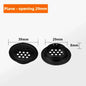 10pcs Round Cabinet Air Duct Vent Dia.19-53mm Stainless Steel Louver Mesh Hole Plug Decoration Cover Wardrobe Grille Ventilation