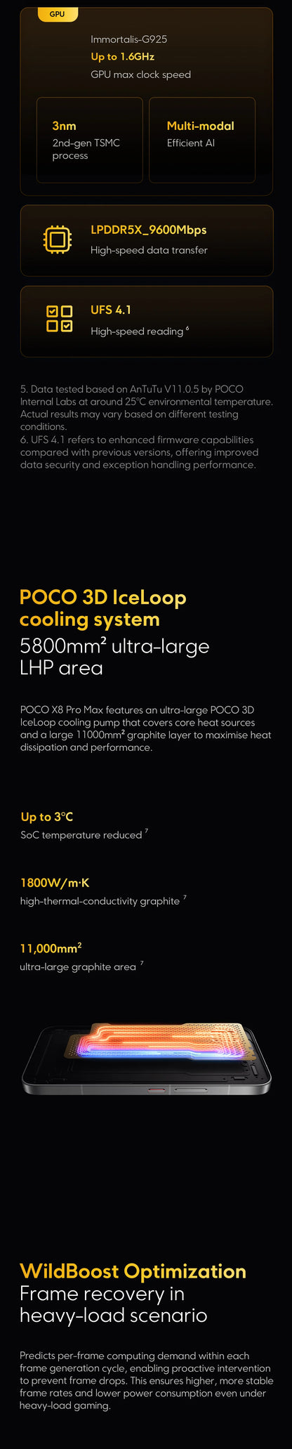 POCO X8 Pro MAX 5G NFC 256GB/512GB Smartphone 6.83" AMOLED