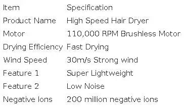 Professional Ionic Hair Dryer, 1800W High Speed Blow Dryer with Diffuser & Nozzle, Constant Temperature Hair Care, Powerful AC M