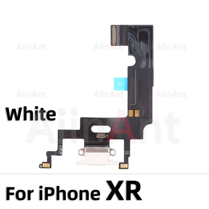 AiinAnt Dock USB Mic Board Charger Connector Fast Charging Port Flex Cable For iPhone X Xr Xs Max 7 8 Plus