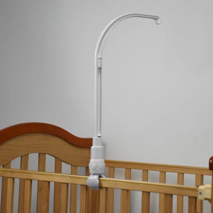 Baby Crib Hanging Rattle Toys Holder Arm Bracket Infant Mobile Bed Bell DIY Rotating Hanging Clip Holder Stroller Accessories
