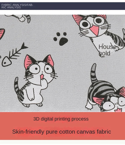 Cute Cat School Bags For Teenage Girls Students Backpack Waterproof Book Bag Travel College Laptop Backpack