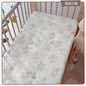 1pcs 130*70CM Breathable Cotton Fitted Crib Sheets for Baby Crib Mattress Cover Soft Bedding Set of Solid Color Infant Bed Sheet