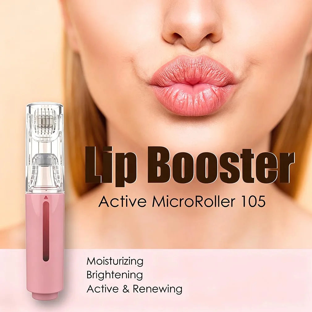 105 Titanium Needle Derma Roller Lip Boost Microneedle Dermaroller for Lip Beard Hair Care Micro Needle Face Massage Beauty Tool
