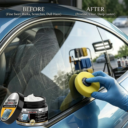 Glass Scratch Repair Wax Multi-Purpose Polishing Cream No Residue Car Window Glass Lens Deep Scratch Remover Protective Coating
