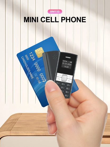 SERVO BM150 Super Small Feature Mobile Phone 2 SIM Standby Speed Dial Auto Call Record Blacklist Mini Button Smallest Telephones