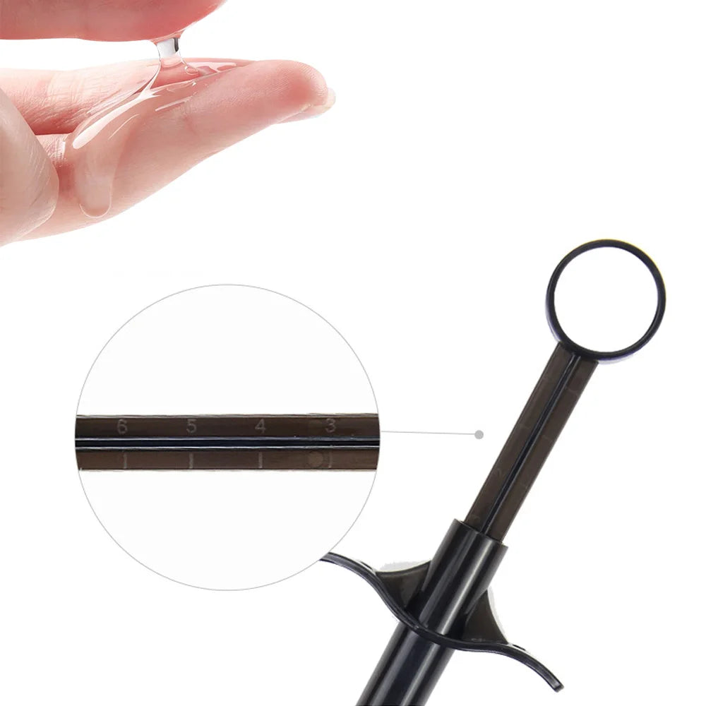 10ML Oil Launcher Syringe Lubricant Injector Sex Toys for Couples Anal Vagina Clean Tool Enema Inject Anal Lubricant Injector