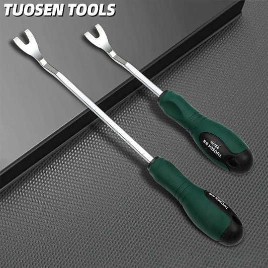 Auto Door Panel Clip Remover Tool Set Durable Steel Pry Bar Kit for Interior Trim Removal Car Repair Accessories