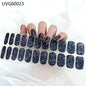 16/20/22Tips Semi-Cured Gel Nail Wraps Full Cover Manicure DIY Waterproof Long Lasting Gel Nail Stickers set for UV Lamp Need