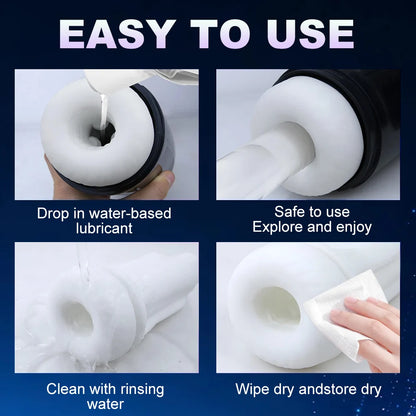 Electric 10 Frequency Telescopic Sucking Vibration Massagator Male Penis Desensitization Training Masturbator Adult Products