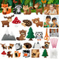 Sewing Kit for Kids Woodland Animals Craft Kit Kids DIY Crafting and Sewing Set for Class Educational Sewing Gifts Birthday