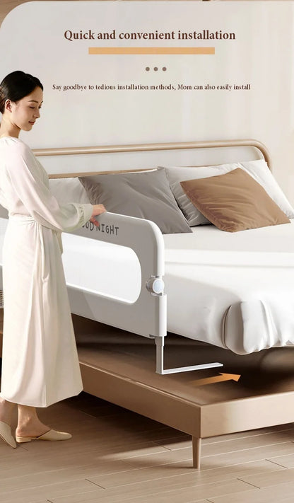 Baby Bed Rail Guardrail Safety Barrier Sleeping Prevent Falling Railings for Babies Crib Toddler Side Protective