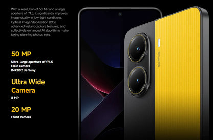 POCO X7 Pro 5G Smartphone AMOLED Screen 120Hz 90W Charging 256GB 6000mAh Battery, Cheap 108MP Camera Phone + Fast EU Delivery
