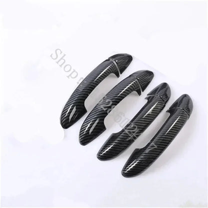 Car Accessories For VW Volkswagen Passat CC b6 b7 3c b7.5 7.5 sedan Varian ABS Chrome Carbon Fiber Car Door Handle Cover Trim