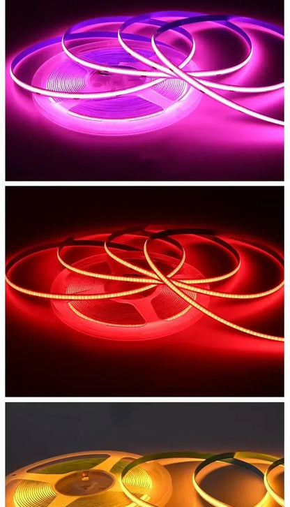 Dual Mode Adjustable 5V COB LED Strip Motion Sensor Night Light, Smart Induction Lamp for Bathroom Bedroom Bedside Home Decor